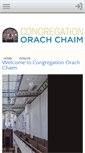 Mobile Screenshot of orachchaim.org