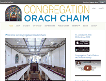Tablet Screenshot of orachchaim.org